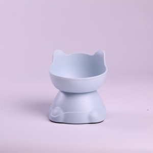 Bol pour chat incliné OEM ODM, antidérapant, en plastique, surélevé, pour nourriture et eau, disponible en plusieurs couleurs - Product Image 5