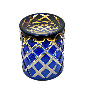 Nhật Bản Hoàng gia đặc biệt Retro Edo kiriko rượu cốc cắt tay thiết kế nhấp nháy hổ phách <span class=keywords><strong>Whisky</strong></span> kính hộp quà tặng cao - Product Image 4