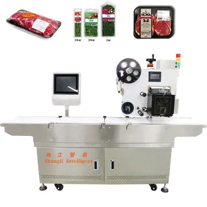 China OEM labeling machine customize film package weight printing label machine