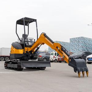 Excavadora de orugas Motor diésel Excavadora Equipo de construcción Mini excavadora-Ideal para espacios reducidos y trabajos pesados - Product Image 1