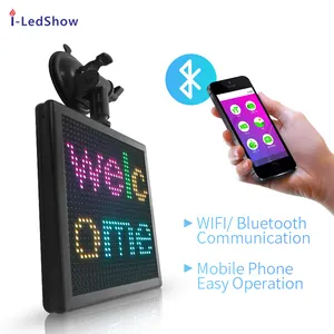 Iledshow offerta di Fabbrica led Emoticon Display Posteriore Quadrato Finestra programmabile led per auto