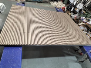 Design moderne et élégant Portes <span class=keywords><strong>de</strong></span> <span class=keywords><strong>garage</strong></span> insonorisées à motif <span class=keywords><strong>en</strong></span> bois <span class=keywords><strong>en</strong></span> alliage d'aluminium - Product Image 3