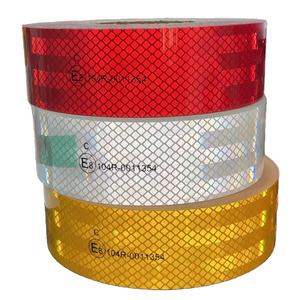 Акриловая отражающая лента высокой интенсивности ECE 104 R, отражающая наклейка безопасности для грузовиков и прицепов - Product Image 1