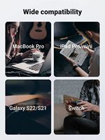 Câble USB C vers USB C UGREEN 100W, 6 pieds, charge rapide 5A, blindage tressé, compatible MacBook Pro