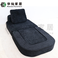 Sofá Cama Plegable de Esponja Convertible, Futón Portátil con Respaldo, Silla Multifuncional para Dormir, Ideal para Apartamentos y Villas, en Forma de L
