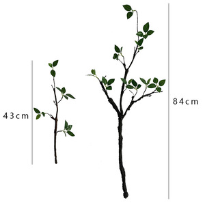 Branches vertes artificielles, fleurs en vase, 30 cm-100 cm de haut, décorations d'intérieur hautement réalistes - Product Image 5