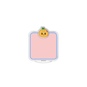 Support de table multifonctionnel en acrylique transparent avec motif de dessin animé, pince à notes et calendrier, décoration de table, petite marque - Product Image 4