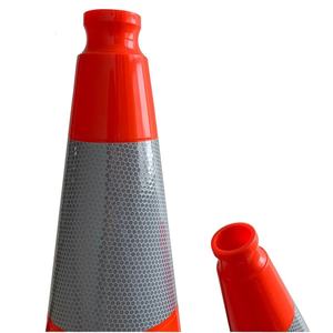 Yol konileri güvenlik trafik konisi 45/62/65/70cm esnek PVC yol güvenliği koni karayolları trafik işaretleri - Product Image 4
