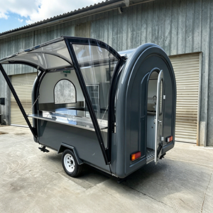 Remorque de restauration robuste pour chariot alimentaire, idéale pour les BBQ et les camions de cuisine, avec friteuse, conforme aux normes DOT - Product Image 2