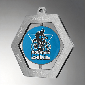 Fabricant Noble <span class=keywords><strong>de</strong></span> Médailles Rotatives Personnalisées en Alliage <span class=keywords><strong>de</strong></span> Zinc Métallique <span class=keywords><strong>de</strong></span> Haute Qualité pour Vélo <span class=keywords><strong>de</strong></span> Montagne - Product Image 2