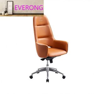 Ensemble de mobilier de bureau exécutif européen en cuir pour poste de travail, équipement de bureau, table de bureau à domicile - Product Image 6