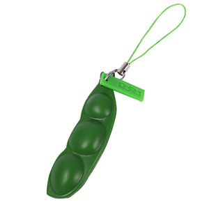 Juguete Antiestrés de Edamame, Llavero de Plástico con Forma de Vaina de Guisante, Diseño 3D de Dibujos Animados para Niños - Product Image 4