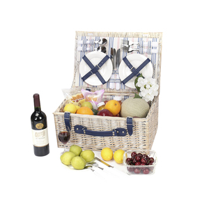 Saule matériel tissage à la main en gros panier de pique-nique paniers en osier bon marché avec couvercle - Product Image 1