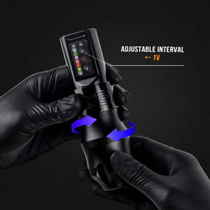 XNET Moteng E X O 4mm Carrera Profesional Pistola de Tatuaje Juego Completo Inalámbrico Máquina Pluma Kit para Artista Arte Corporal - Product Image 2