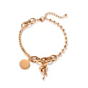 Customized high-end clothing gold and silver hardware accessories bracelet necklace