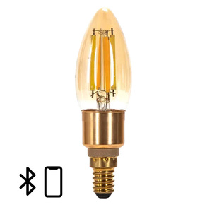 Ampoule LED intelligente G45 4,5W CCT avec connectivité Bluetooth Mesh, idéale pour contrôler l'éclairage à distance et créer - Product Image 1