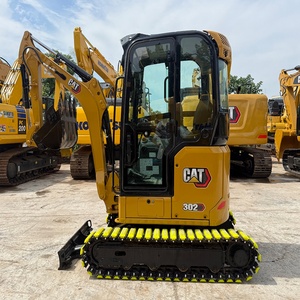 Mini-excavatrice d'occasion CAT 302, CAT302.5, CAT303, hydraulique sur chenilles, 2 tonnes, moteur PLC, matériel d'occasion - Product Image 3
