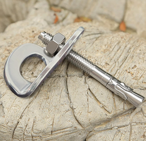 M12 M10 M8 25kN Vis en acier inoxydable Piton <span class=keywords><strong>Anchor</strong></span> Léger et portable de 1mm d'épaisseur pour l'escalade et le matériel de montagne - Product Image 5