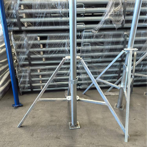 Poteaux d'étaiement industriels en métal à usage intensif Construction réglable <span class=keywords><strong>Support</strong></span> de <span class=keywords><strong>poutre</strong></span> en acier télescopique pour les accessoires de sol d'échafaudage Bas - Product Image 5