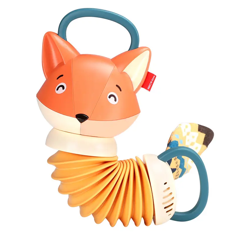 Baby & Toddler Toys Cartoon Fox Accordion Instrument Set Toy Musical Instruments For Exercise Travel Home Kids