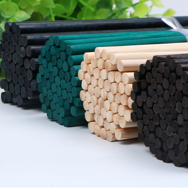 Wholesale Black White 3mm 4mm 5mm Fiber Diffuser Rattan Aromatherapy Essential Oil Reed Sticks