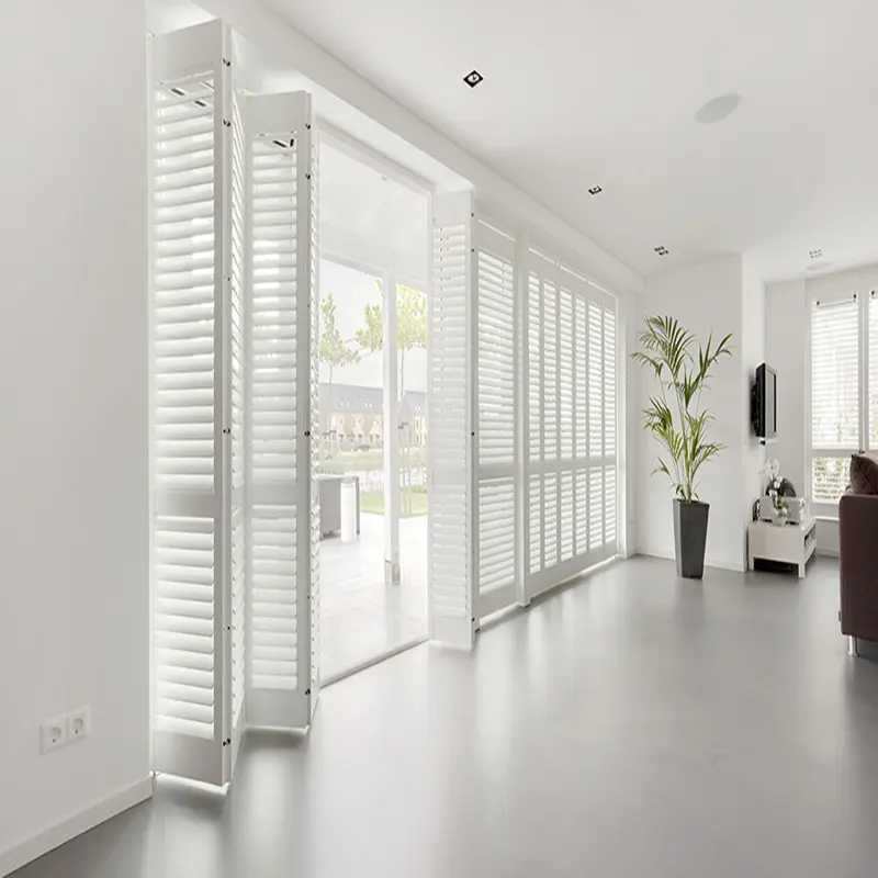 Australia Standard China Factory Directly Sliding Door Shutters Bay Window Shutters