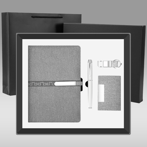 Set Regalo Promozionale 4 in 1 con Taccuino e Penna, Logo Personalizzato, Regalo Pubblicitario per Dipendenti o per il Giorno del Ringraziamento - Product Image 1