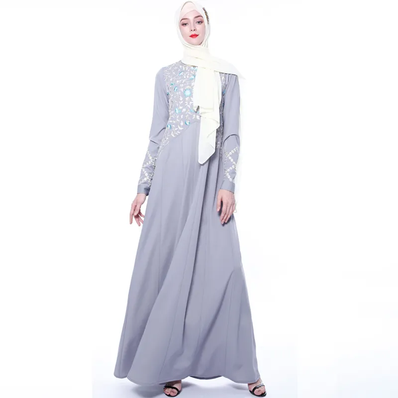 Арабский стиль простая открытая мусульманская абайя Исламская одежда наряд кимоно абайя мусульманские платья Дубай абайя