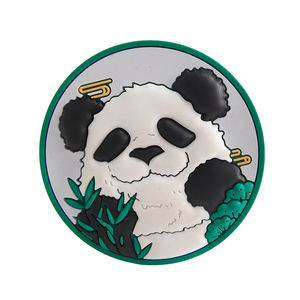 Eco-Friendly Washable Lightweight Panda Pattern Silicone <b>Drink</b> <b>Coasters</b> Animal Design Colourful Non-Slip <b>Coaster</b> - Product Image 6