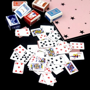 Mini Casa <span class=keywords><strong>de</strong></span> póker pequeña, fichas <span class=keywords><strong>de</strong></span> póker portátiles, naipes transparentes para juegos familiares, Juegos <span class=keywords><strong>De</strong></span> Mesa - Product Image 5