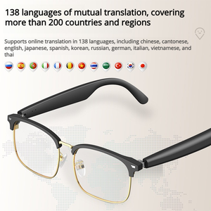Gafas de Traducción Inalámbricas VORMOR, Tecnología Multifuncional, Pueden Reproducir Música, Hacer Llamadas Telefónicas, Auriculares de Traducción H06 - Product Image 1