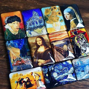 Personalizzato personalizzato 3d personalizzato cristallo di cristallo magnete in vetro magnetico epossidico Souvenir frigorifero magnetico frigorifero - Product Image 3