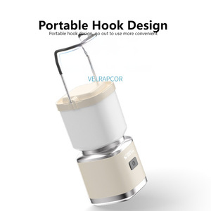 Smiling Shark <b>Camping</b> <b>Lantern</b> Rechargeable <b>LED</b> Waterproof Warm White Outdoor Lighting - Product Image 5