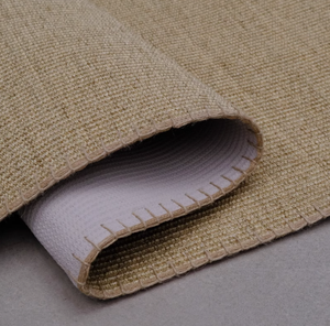 Tappetino in juta naturale con supporto in gomma Non antiscivolo tappeto in canapa Design-Q tappeto doppio lato <span class=keywords><strong>per</strong></span> soggiorno - Product Image 1