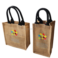 Sacs de plage personnalisés en toile de jute et lin, avec logo imprimé, sacs de courses écologiques, sacs fourre-tout en jute pour cadeaux