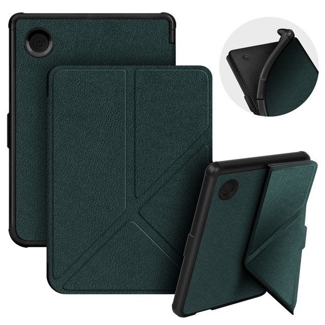 Multi-Angle Case for KOBO Clara Color/2E/BW Handheld Transformable Stand Protective 6'' E-book Covers Auto Sleep/Wake Anti-Slip