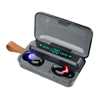 F9 TWS Mini Audifonos True Wireless F9 5C casque F9-5 bluetooth 5.0 écouteurs sans fil avec goutte d'eau en cuir