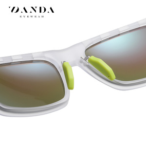 Lunettes de soleil polarisées DANDA, monture intégrale, UV400, lunettes de sport décontractées, monture carrée pour homme - Product Image 5