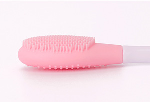 Brosse nettoyante visage 2-en-1 en silicone et applicateur de masque facial – Outil de spa - Product Image 3