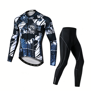 Custom <b>Long</b> <b>Sleeve</b> <b>Cycling</b> <b>Jersey</b> for Spring Autumn with Sun Protection for Road MTB Bike with Customizable Fabric and Style - Product Image 4