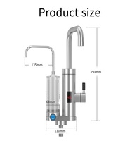 Purificateur d'eau électrique multifonctionnel 3-en-1, filtre de chauffage, robinet rapide d'eau chaude froide, robinets de cuisine instantanés pour la maison