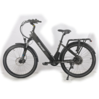 Vélo Électrique Urbain en Promotion Usine 500W 48V 26 Pouces Batterie Lithium Moteur Brushless Écran LCD Numérique Longue Autonomie Vélo Électrique OEM