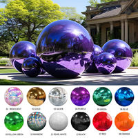 Ballons miroir gonflables en PVC, grande sphère réfléchissante, ballon brillant pour la décoration de discothèques, mariages, fêtes et événements