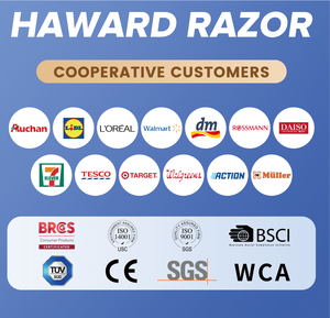 Rasoir jetable en gros, rasoir à 2 lames à marque privée pour l'épilation corporelle, <span class=keywords><strong>rasage</strong></span> doux et confortable - Product Image 6