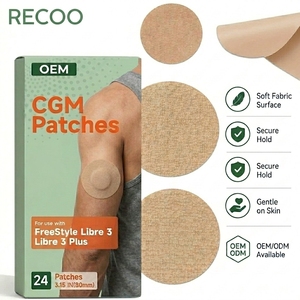Cubiertas para Sensores Recoo <span class=keywords><strong>Libre</strong></span> 3/<span class=keywords><strong>Libre</strong></span> 3 Plus, No Adhesivas, Sensibles a la Presión, Transpirables, Impermeables, Libres de Látex, Certificación CE Médica - Product Image 1