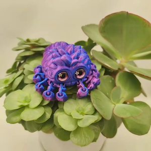Ornements décoratifs vert rêveur sans fermeture, magnifique jouet araignée imprimé en 3D, fabriqué en PLA durable, service de moulage inclus - Product Image 3