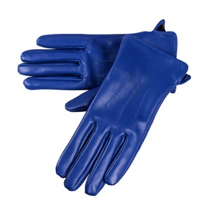 Gants d'hiver en cuir de qualité supérieure, longueur poignet, respirants, compatibles écran tactile, non doublés, thermiques, pour le travail en extérieur et l'usage quotidien - Product Image 5