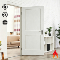 Fabricant chinois de premier plan, portes coupe-feu en bois de qualité supérieure sur mesure pour les chambres d'hôtel, usage commercial, extérieur, salle à manger, supermarché