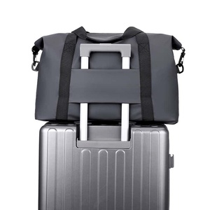 Waterproof Large Capacity Travel Duffle Bag with <b>Luggage</b> <b>Strap</b>, Men Women Shoulder Tote Bag for Gym & Trips - Product Image 6