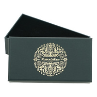 Boîtes de rangement pour bijoux avec grand espace bague collier logo personnalisé petite boîte à bijoux rectangulaire en carton portable